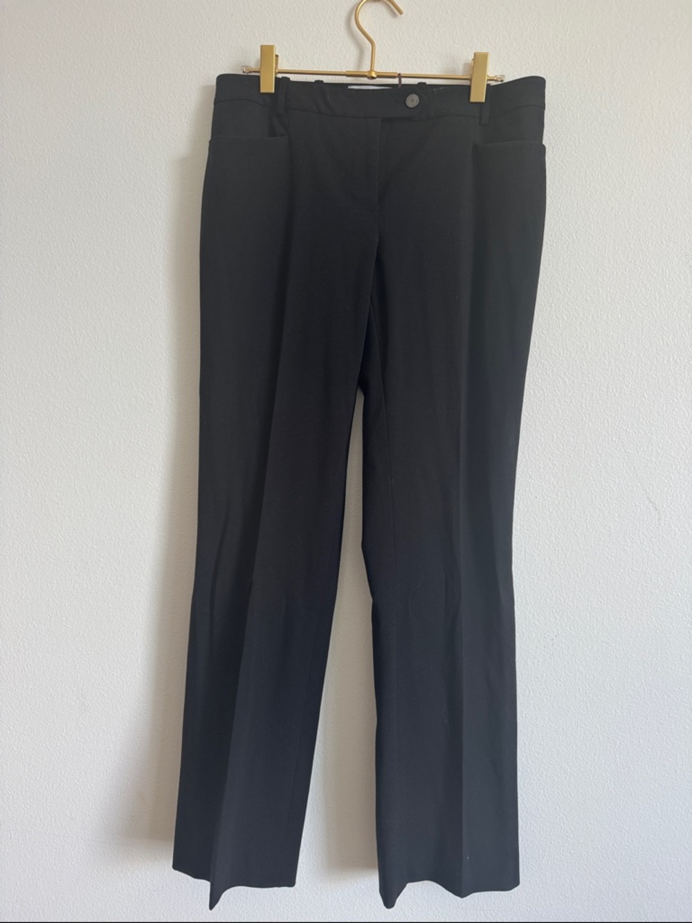Calvin Klein Black Straight-Leg Women's Suit Pants
